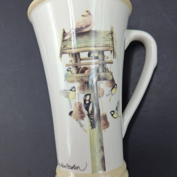Marjolein Bastin Nature's Sketchbook Mug Coffee Cup Birds & Birdhouse Set of 2 - Picture 5 of 9